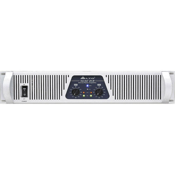 alto power amplifiers alto mac2.3 stereo power amplifier