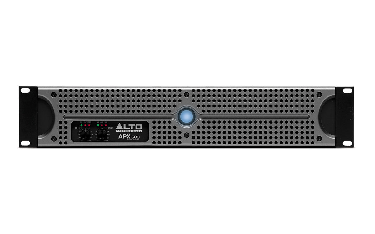 alto power amplifiers alto professional apx1500 2 channel power amplifier