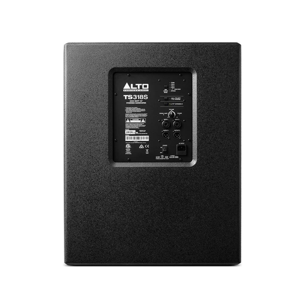 alto subwoofers alto 2000 watt truesonic powered subwoofer - black #size_18-inch