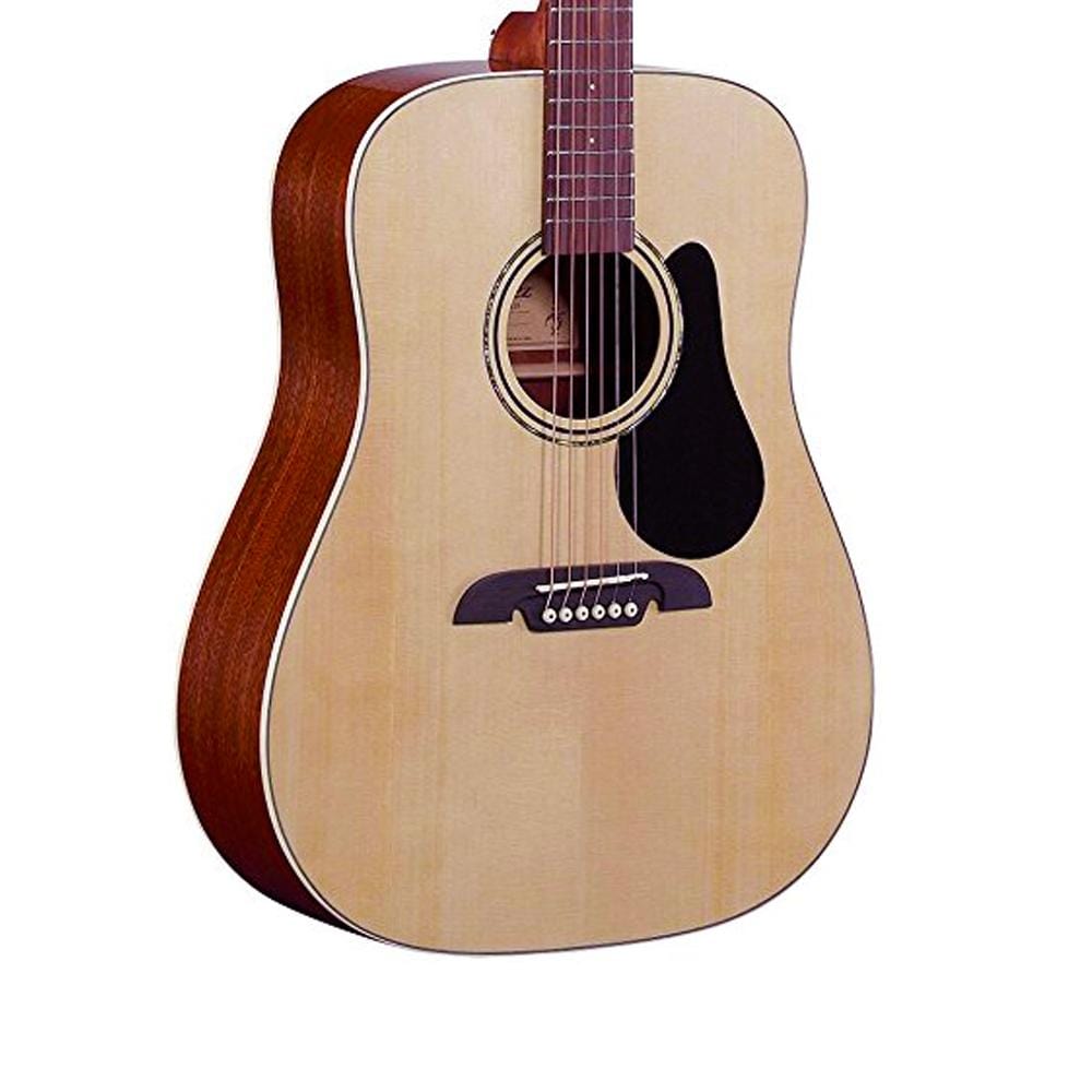 alvarez acoustic guitars alvarez rd28 6-string dreadnought acoustic guitar with gigbag - natural gloss