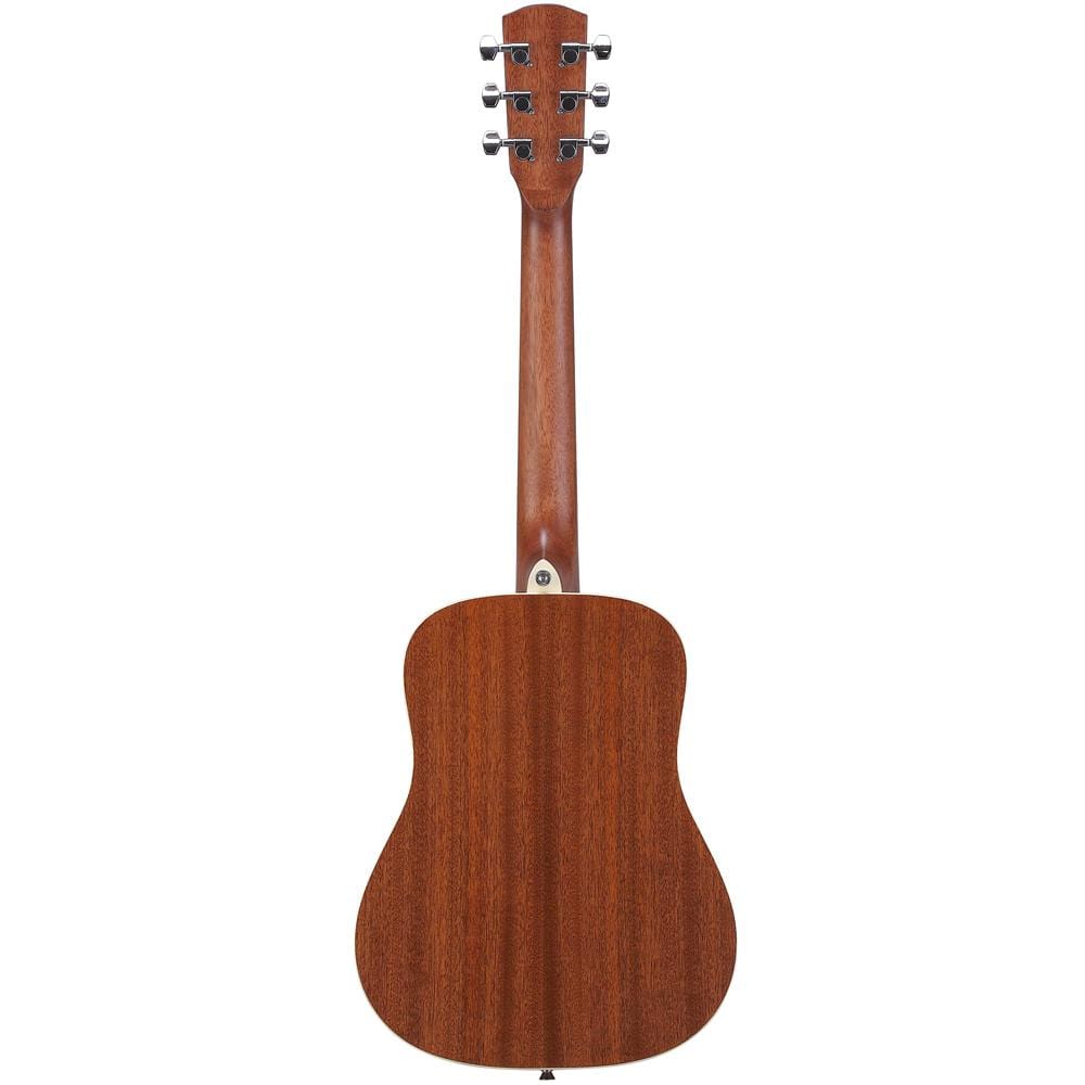 alvarez acoustic guitars alvarez rt26 6-string mini dreadnought travel acoustic guitar with gigbag - natural gloss