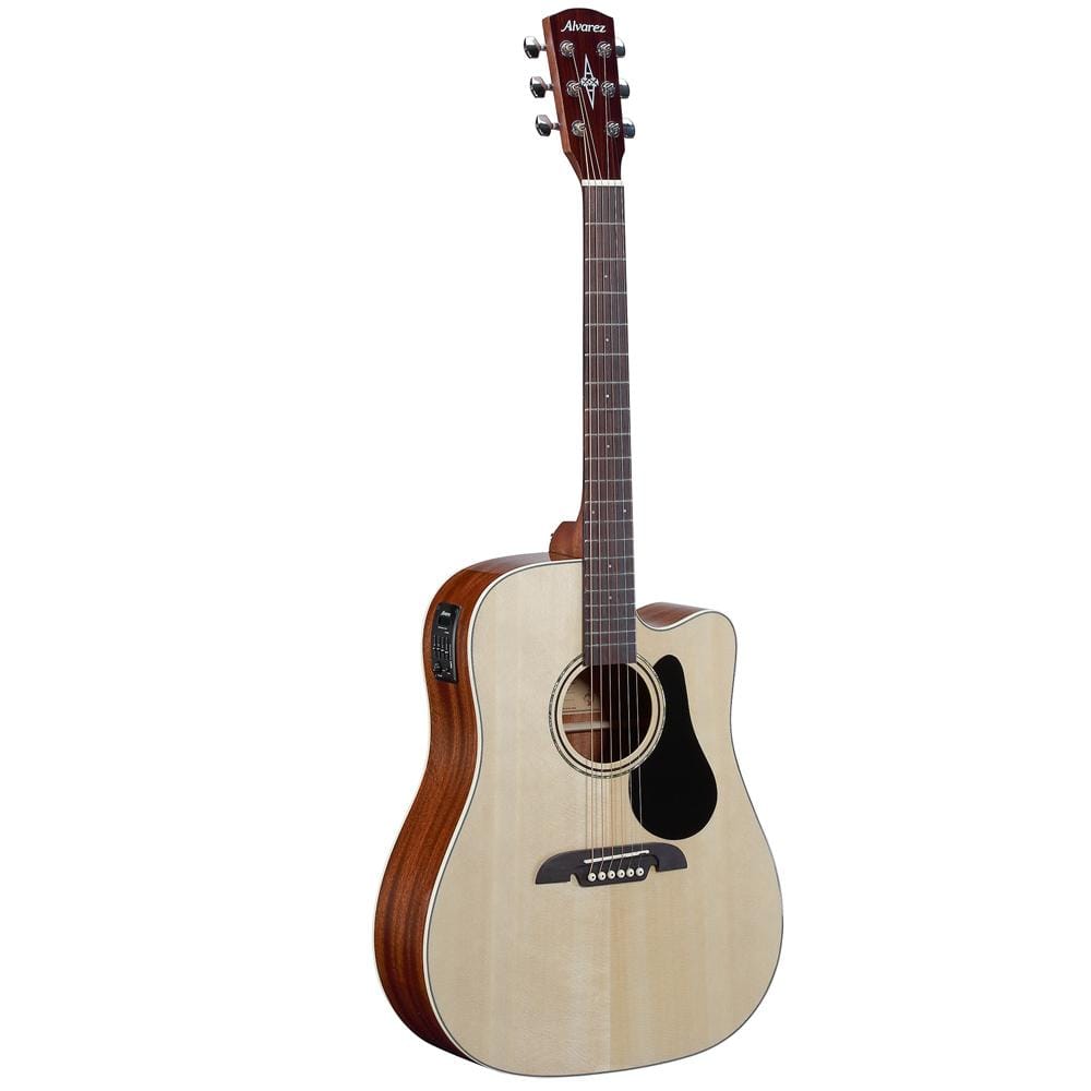 alvarez electro acoustic guitars alvarez rd26ce regent dreadnought cutaway 6 string electro acoustic guitar - natural gloss
