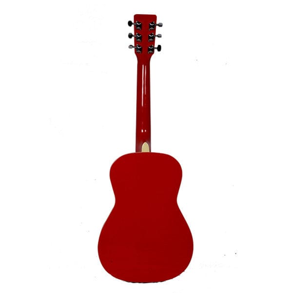 amaze acoustic guitars amaze aw34-101 acoustic guitar - red
