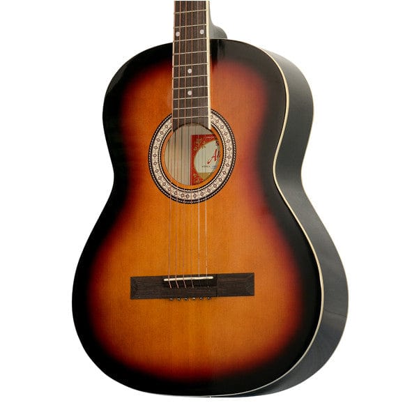 amaze acoustic guitars amaze aw39-201 acoustic guitar - sunburst
