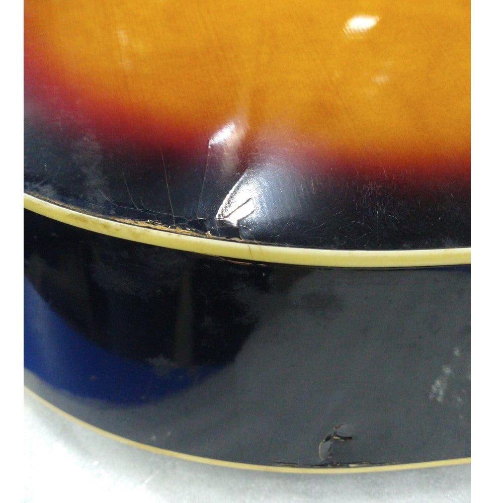 amaze acoustic guitars amaze aw39-201 acoustic guitar - sunburst - open box b stock