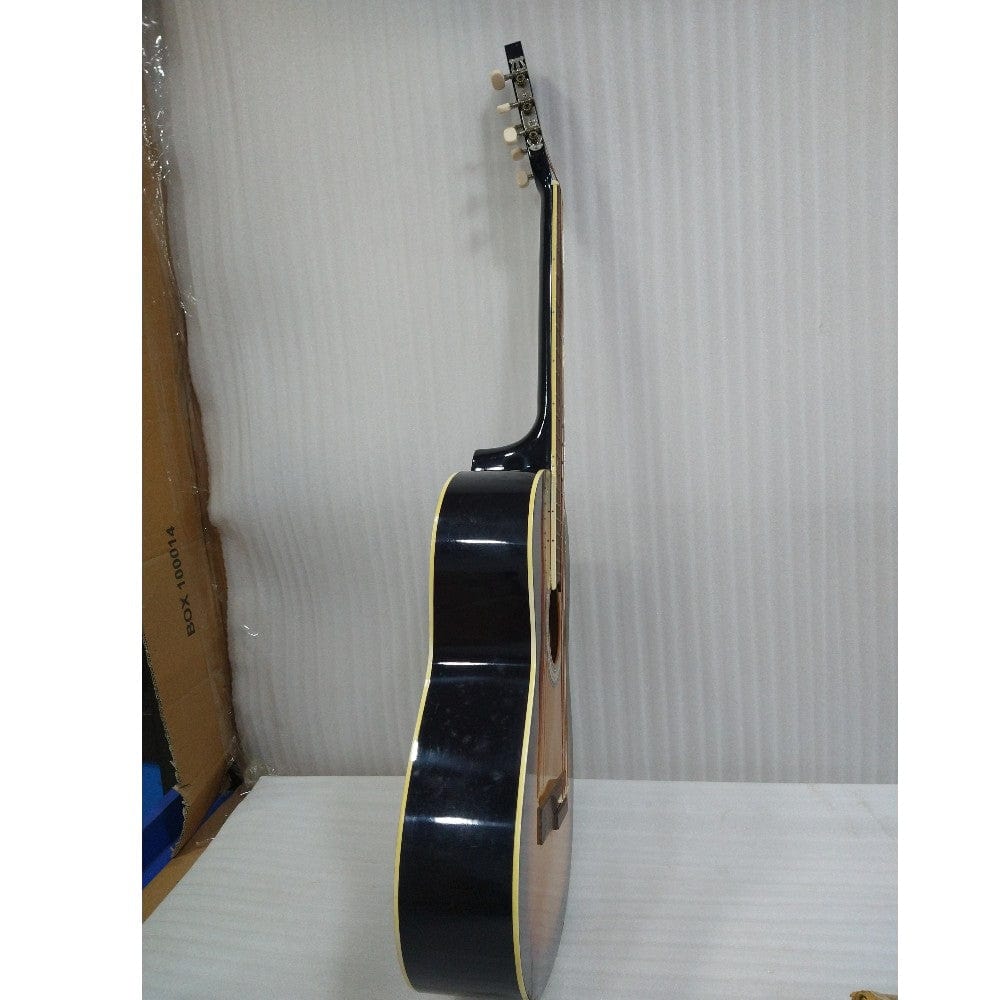 amaze acoustic guitars amaze aw39-201 acoustic guitar - sunburst - open box b stock