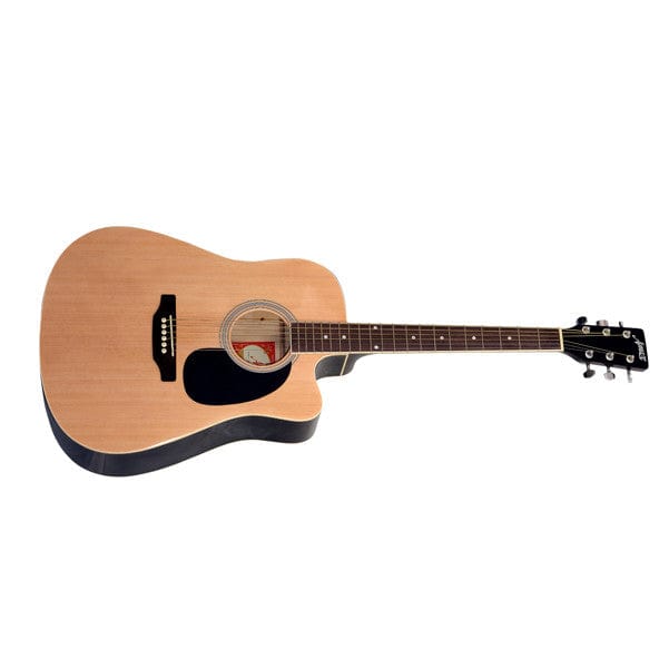 amaze acoustic guitars amaze aw41c-201 acoustic guitar - natural