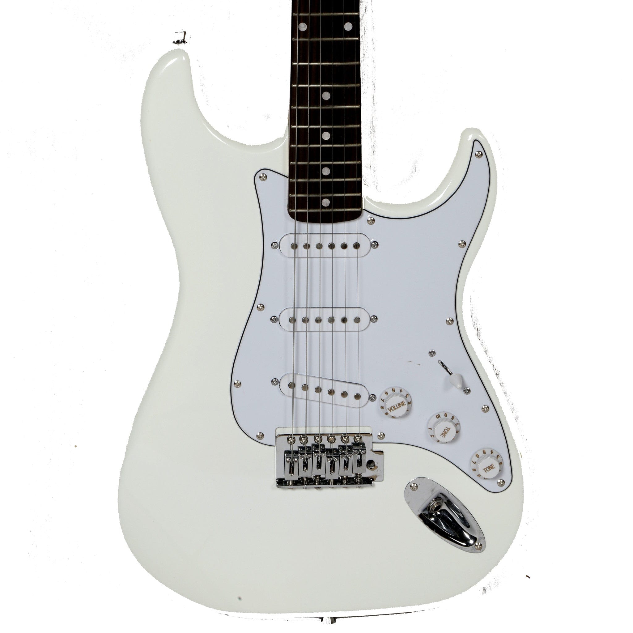 amaze electric guitars amaze ab1 electric guitar - white