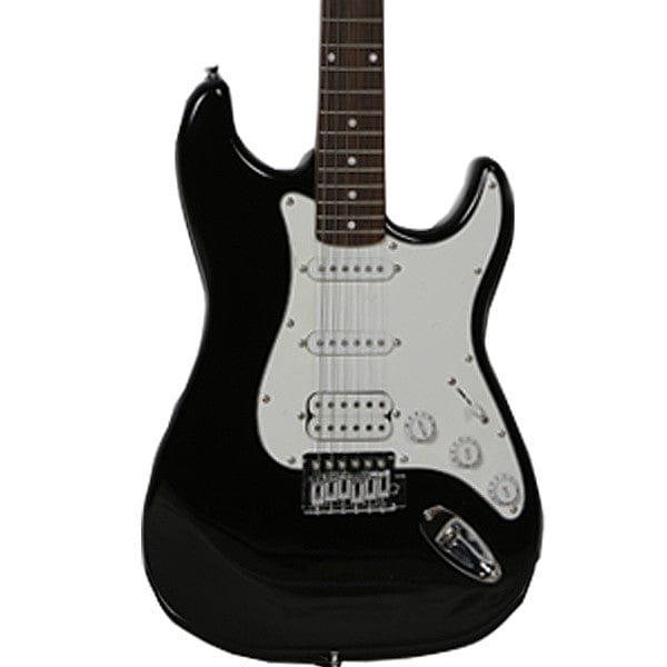 amaze electric guitars amaze at2 electric guitar - black