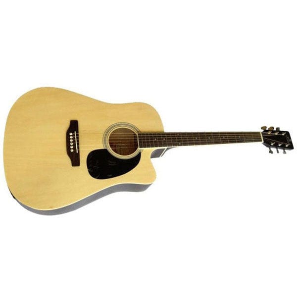 amaze electro acoustic guitars amaze aw41ce-101 electro-acoustic guitar - natural