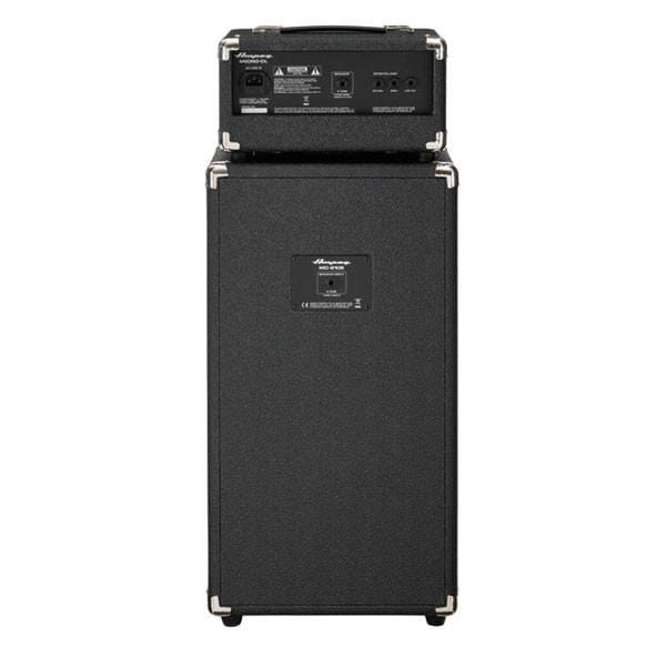 ampeg bass combo amplifiers ampeg micro-cl 100w 2x10 mini bass stack black