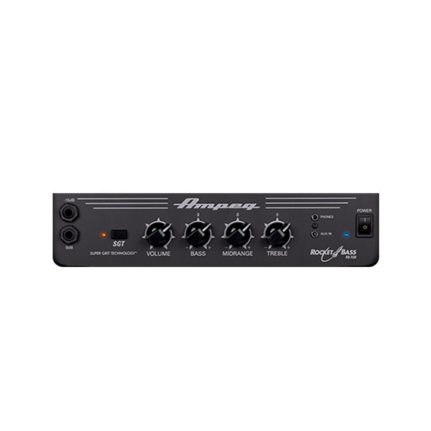 Ampeg Bass Combo Amplifiers Black Ampeg Rocket Bass RB-108 30 Watt Combo Bass Amplifier