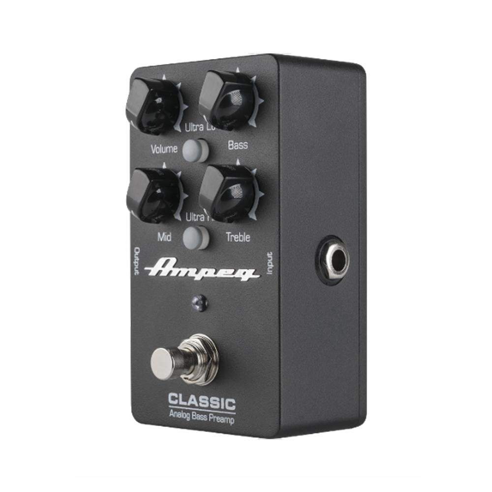 ampeg effect pedals ampeg classic analog bass preamp pedal
