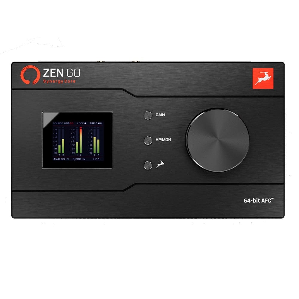 antelope audio audio interfaces antelope audio zen go synergy core 4x8 bus-powered usb-c audio interface