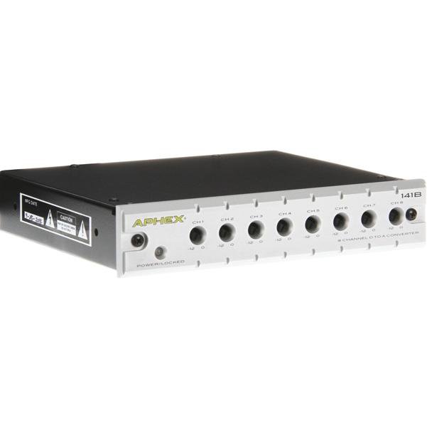 aphex converters aphex 141b eight channel adat to analog converter