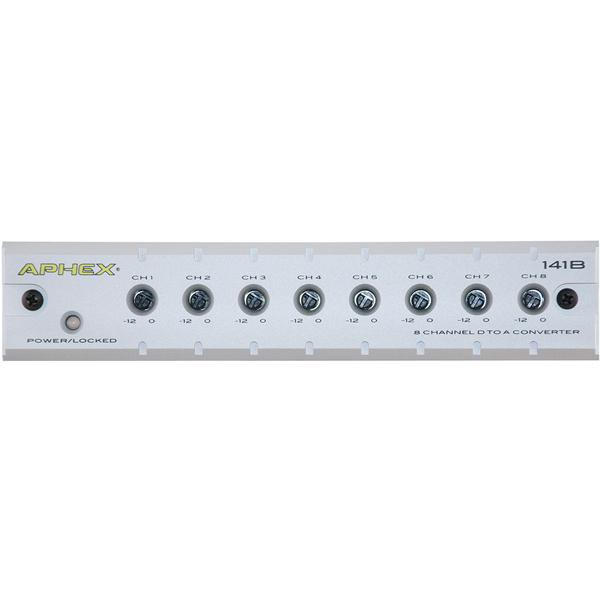 aphex converters aphex 141b eight channel adat to analog converter