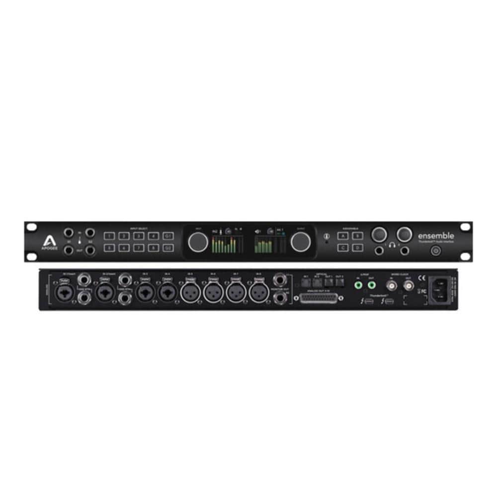 apogee audio interfaces apogee ensemble 30in x 34out thunderbolt 2 audio interface for mac