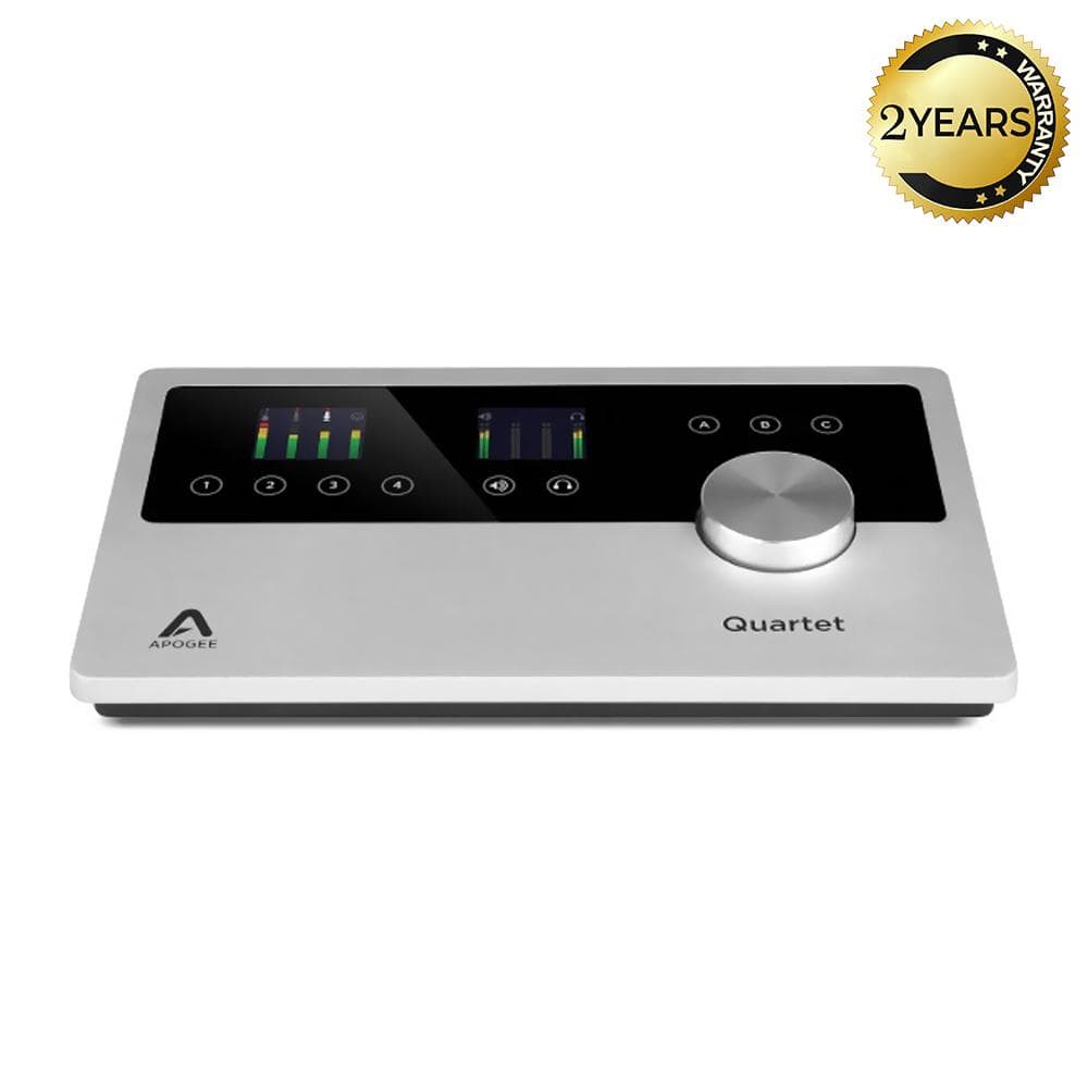 apogee audio interfaces apogee quartet- ios- mac-l audio interface