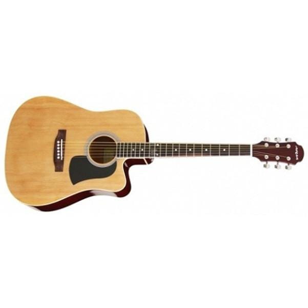 aria acoustic guitars natural aria awn-15c acoustic guitar