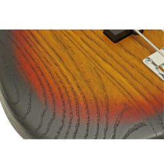 Aria Bass Guitar Open-Pore Sunburst Aria 313-JP Pro II Fretless 4 String Electric Bass Guitar