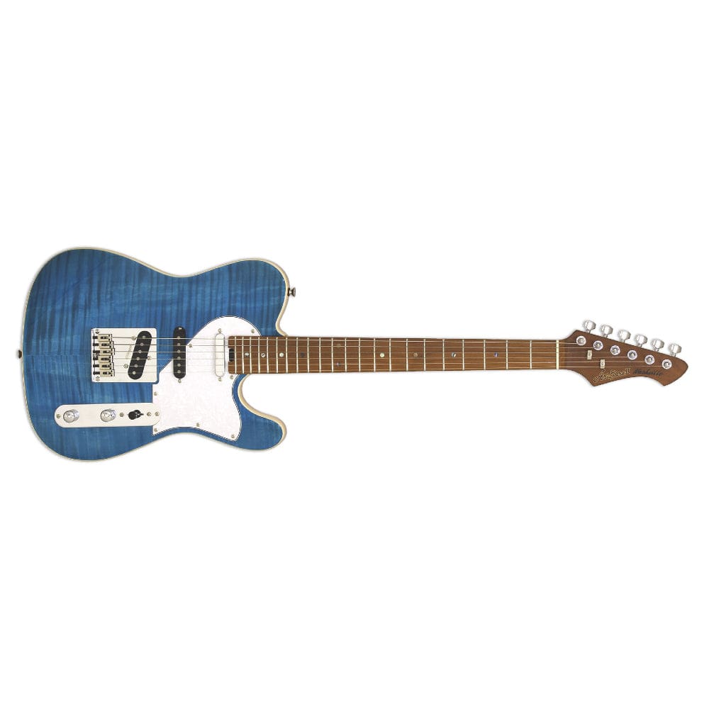 aria electric guitars aria 615-mk2 nashville 6-string electric guitar #color_turquoise-blue