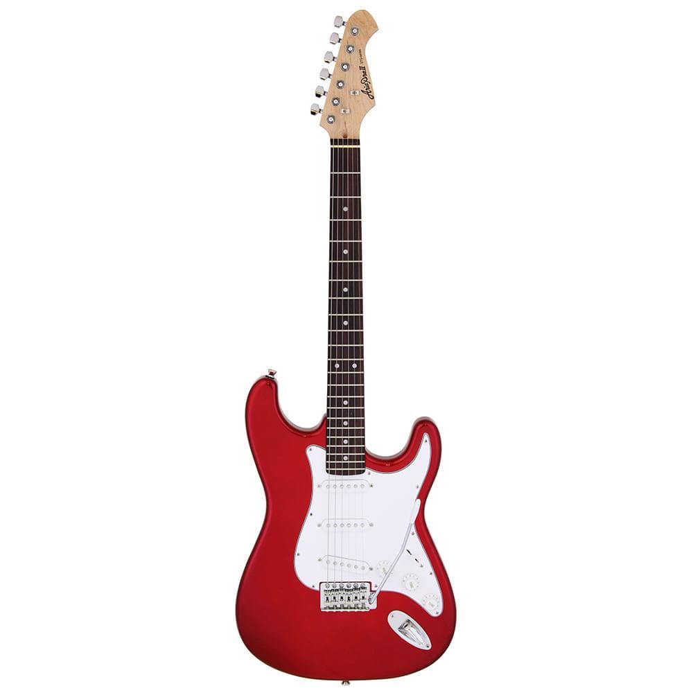 aria electric guitars aria stg-003 mdr electric guitar - metallic red