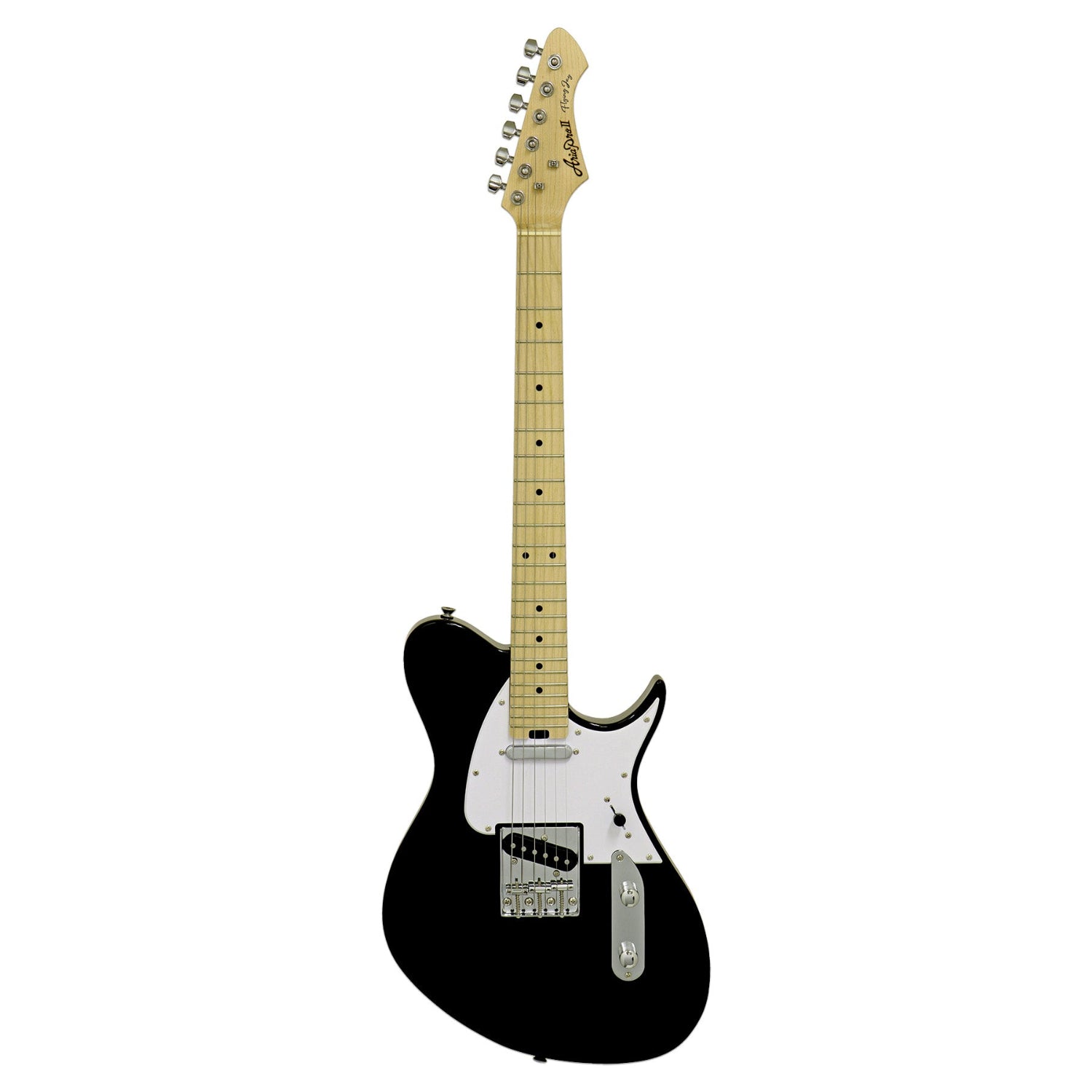 Aria Electric Guitars Black Aria J-TL Pro II 6 String Electric Guitar