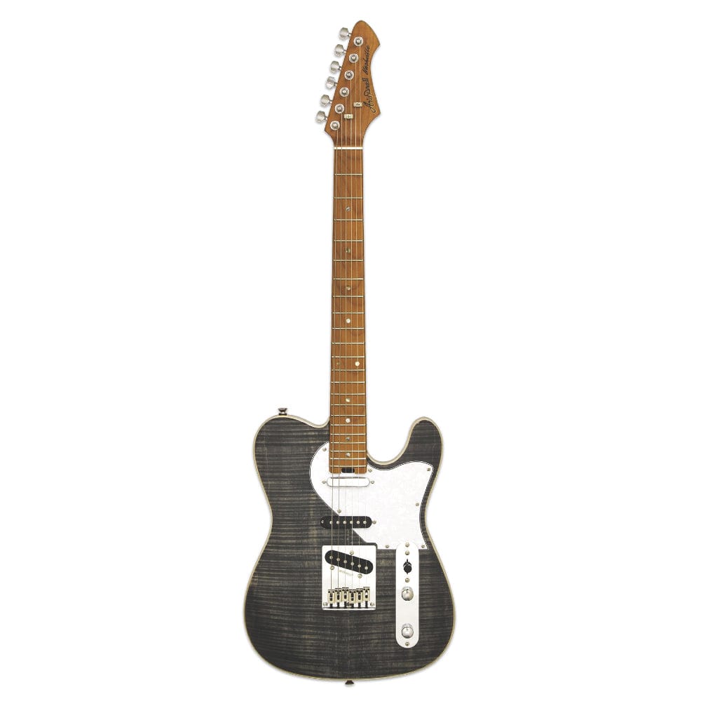 aria electric guitars black diamond aria 615-mk2 nashville 6-string electric guitar #color_black-diamond