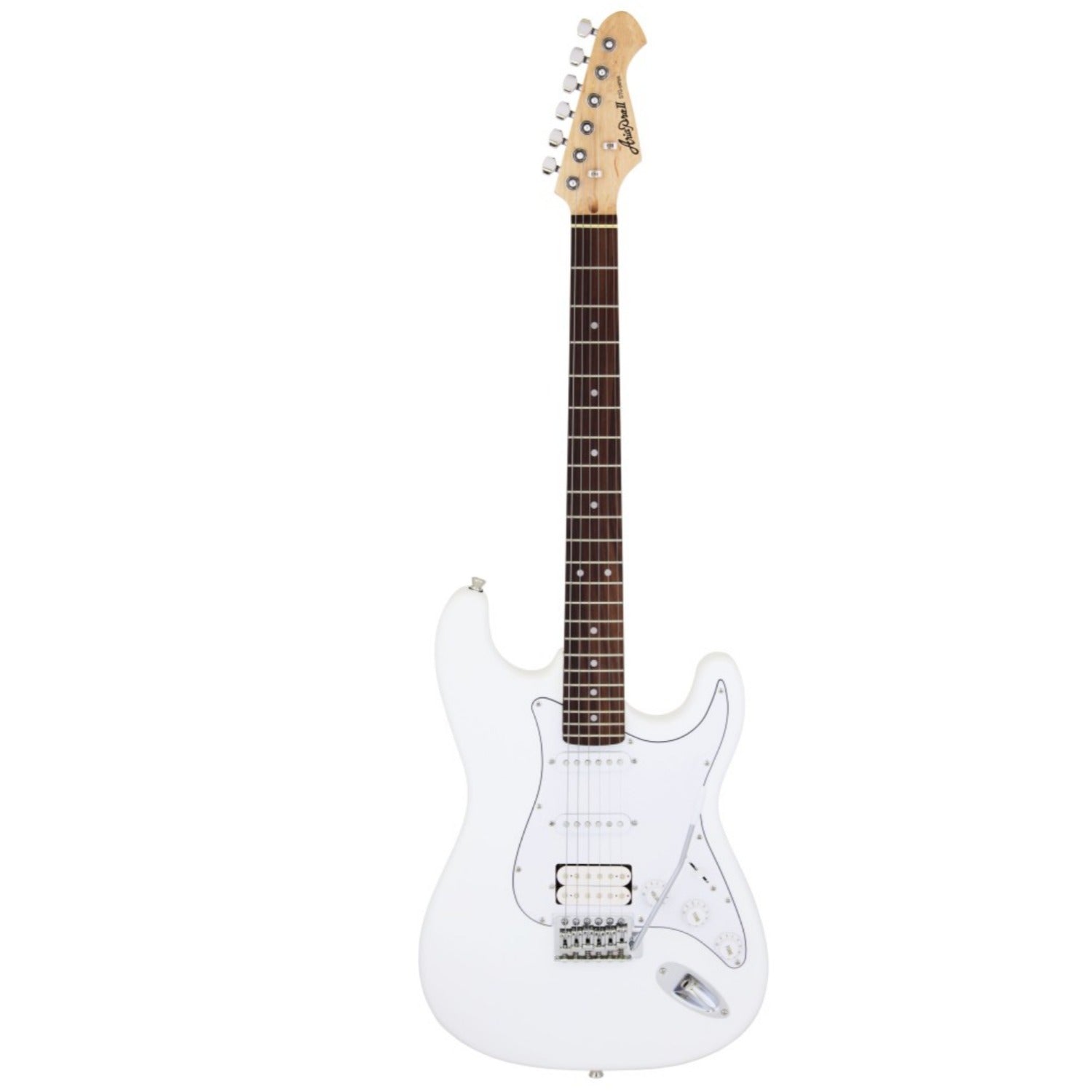 Aria Electric Guitars White Aria STG-004 HSS 6 String Electric Guitar