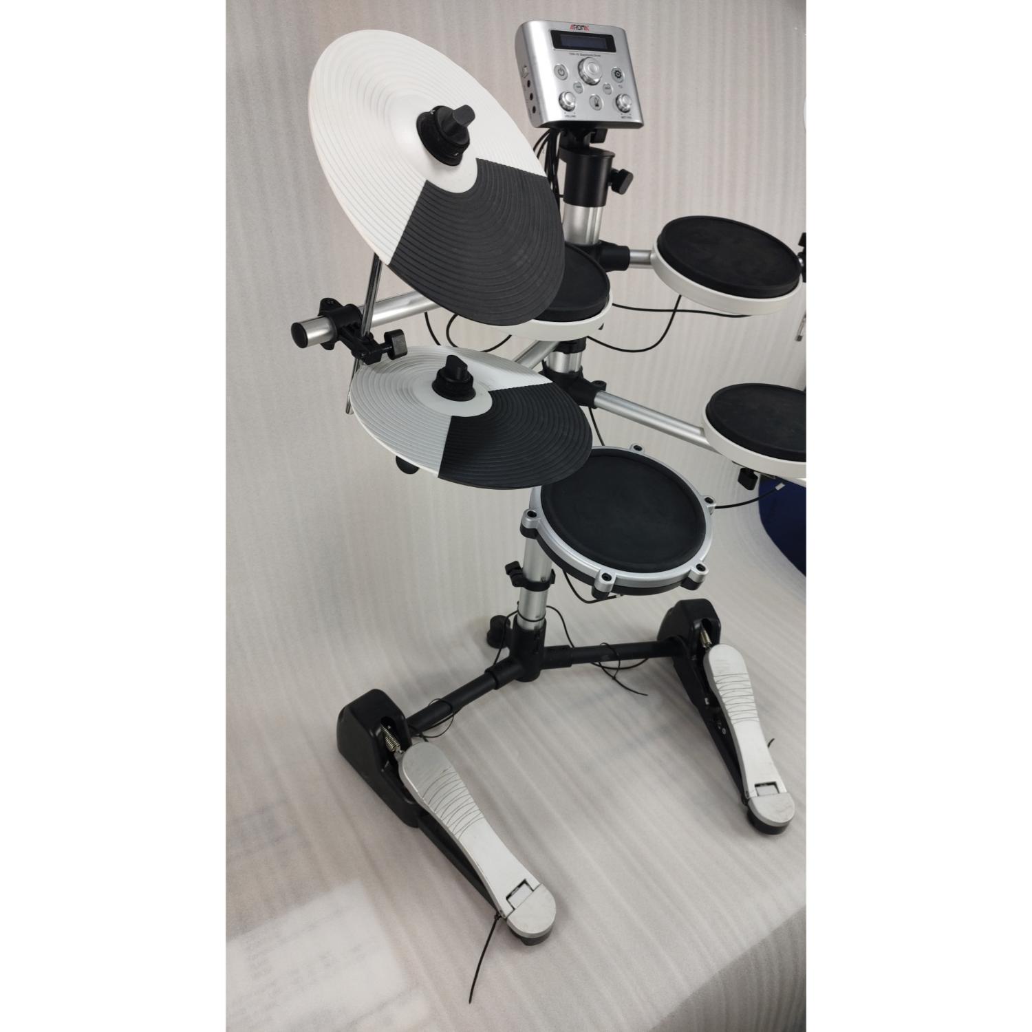 Aroma Electronic Drum Kits Aroma TDX-10 Electronic Drum kit- White - Open Box