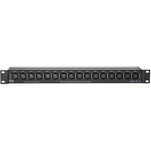 art accessories art p16 xlr balanced patch bay