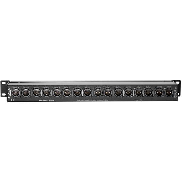 art accessories art p16 xlr balanced patch bay