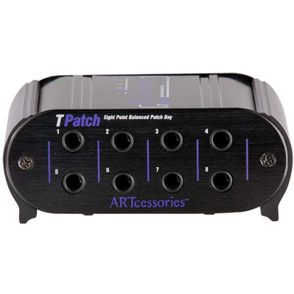 art accessories art tpatch eight point balanced patch bay