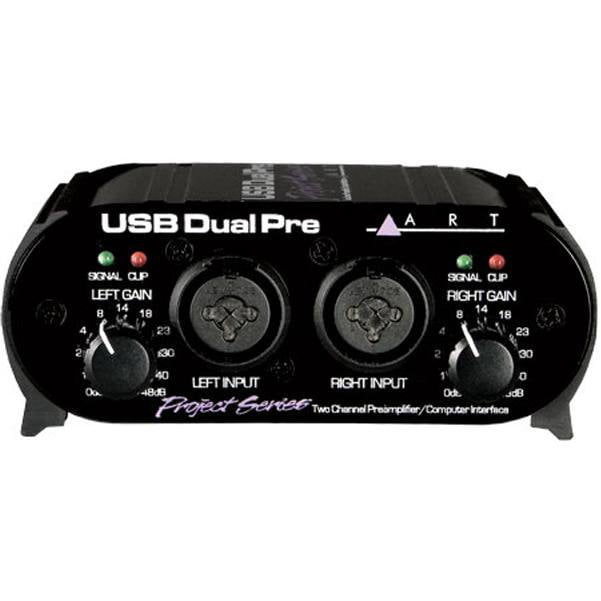 art pre amps art usb dual pre two channel usb preamplifier