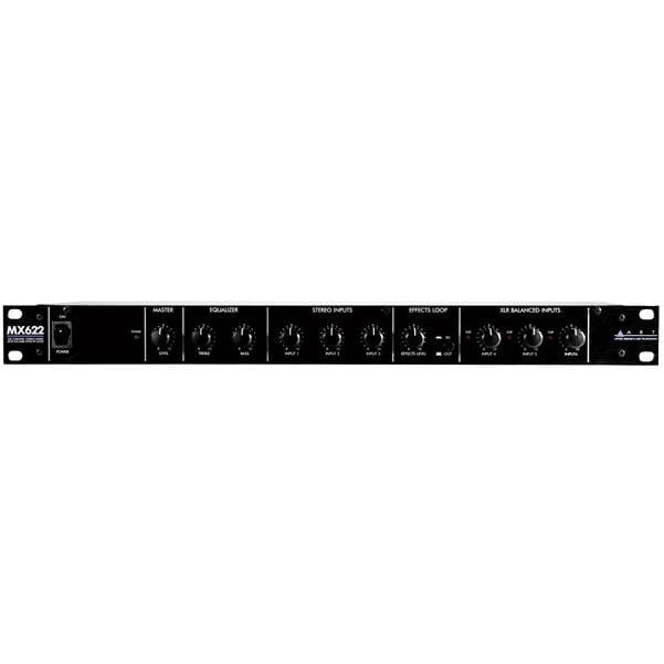 art rack mounted effects art mx622 6 channel stereo mixer