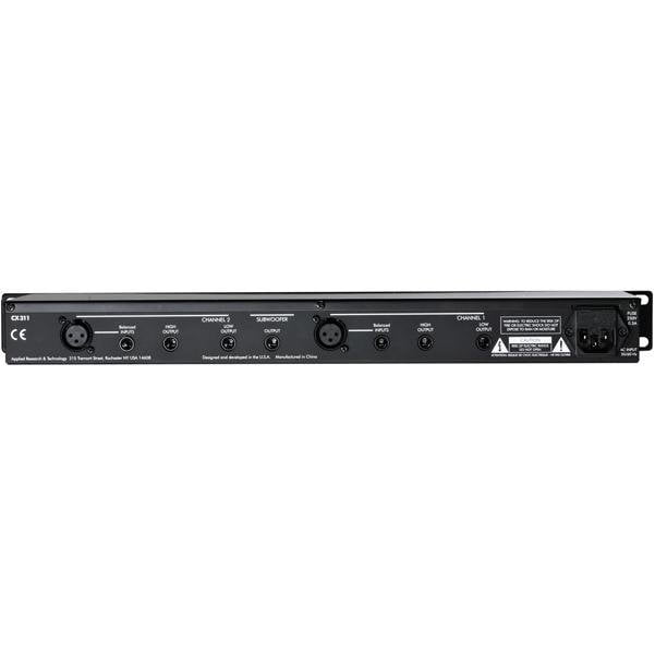 art signal processors art cx311 2way crossover with subwoofer out