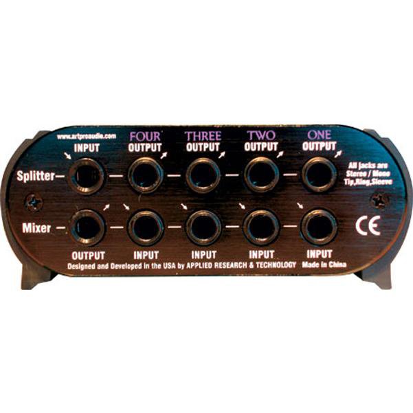 art signal processors art splitmix4 4-channel passive splitter-mixer signal processing