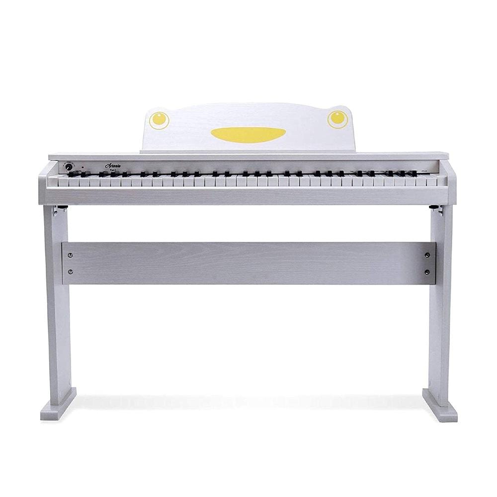 artesia digital pianos artesia fun-1 61-key children's digital piano bundle- white