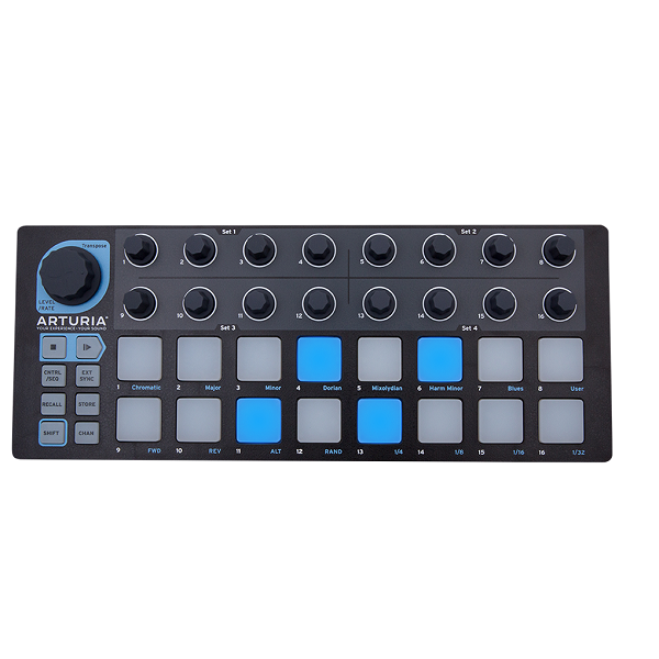 arturia midi controllers arturia beatstep black edition midi interface