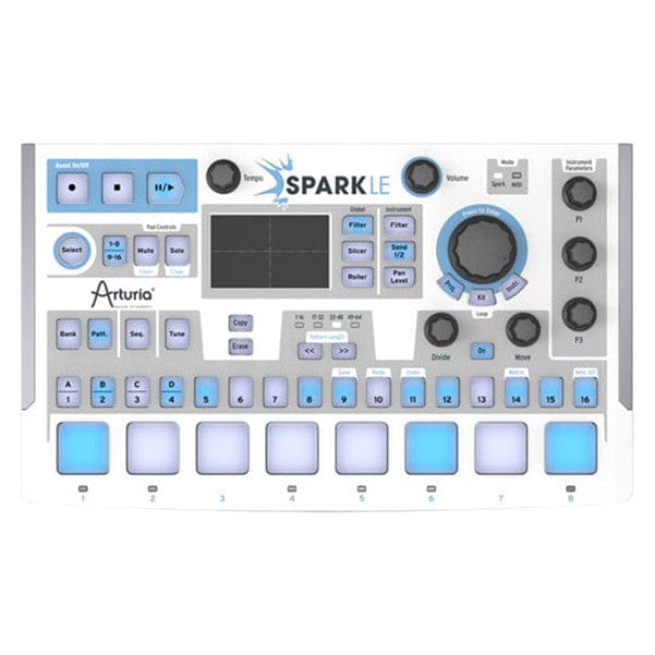 arturia midi controllers arturia sparkle compact hybrid drum machine midi interface