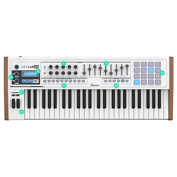 arturia midi keyboards arturia keylab 49 midi keyboard controller