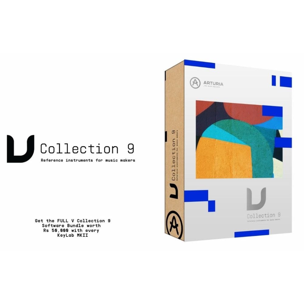 arturia midi keyboards arturia keylab 61 mkii midi keyboard controller with vc9 software bundle #color_black