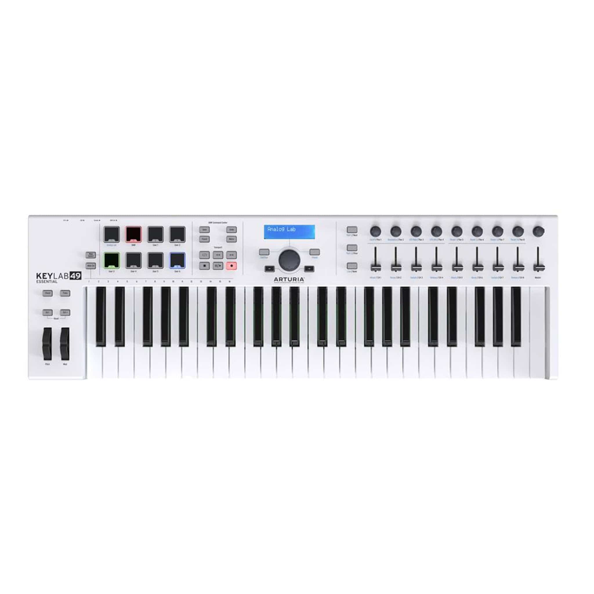 arturia midi keyboards arturia keylab essential 49 universal midi keyboard - open box