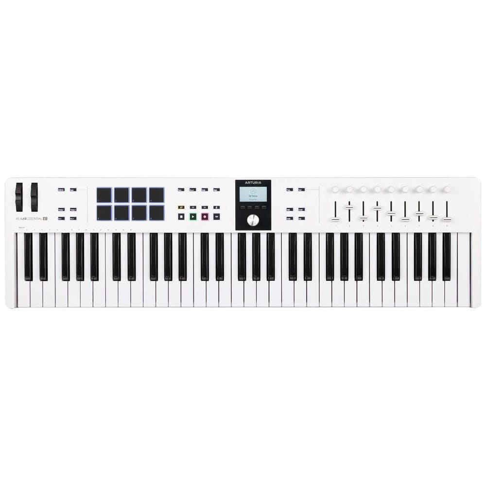 arturia midi keyboards arturia keylab essential 61 mk3 universal midi keyboard