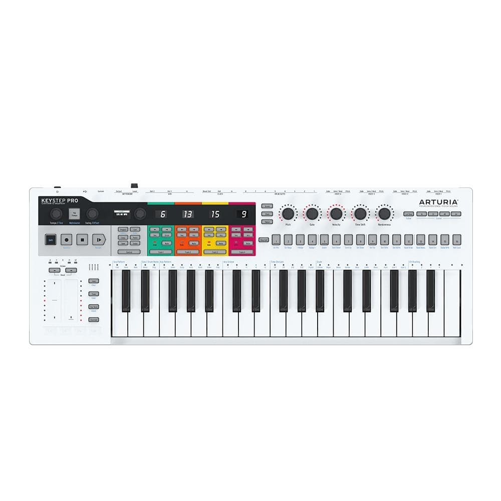 arturia midi keyboards arturia keystep pro 37 key keyboard controller & sequencer
