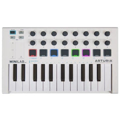 Arturia Midi Keyboards Arturia Minilab MKII 25 Slim-key Midi Keyboard With Headphone, Polishing Cloth, Gigbag & Ebook