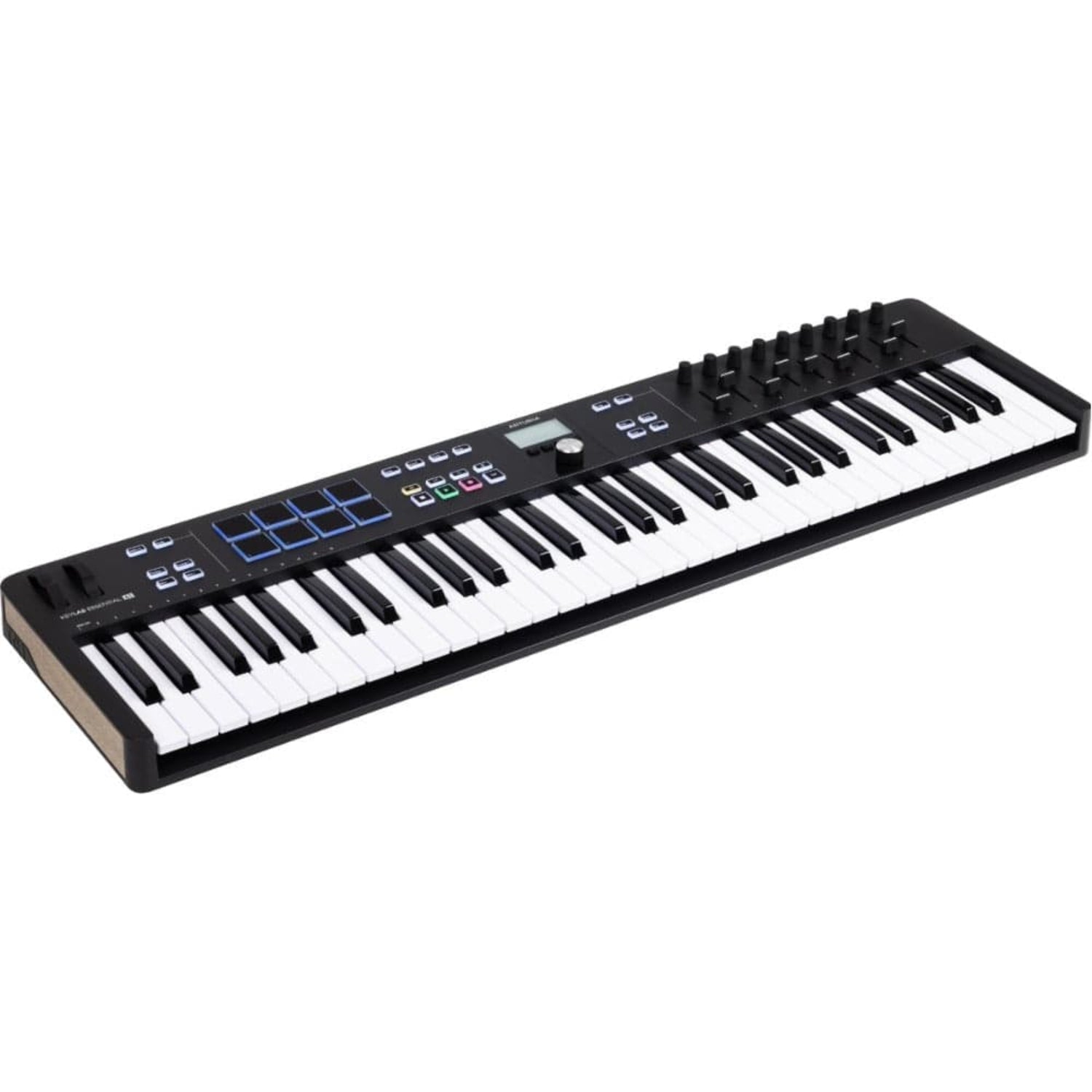 arturia midi keyboards black arturia keylab essential 61 mk3 universal midi keyboard #model_black