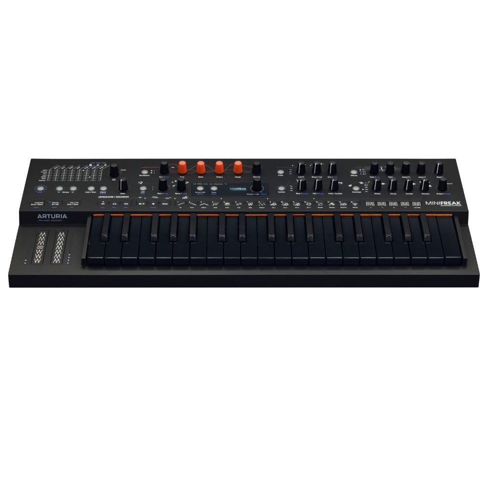 arturia synthesizers arturia minifreak stellar dark sky 37 key keyboard synthesizer
