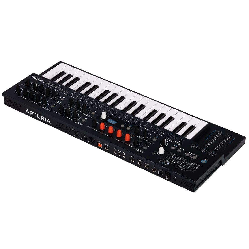 arturia synthesizers black arturia minifreak polyphonic hybrid 37 key keyboard synthesizer