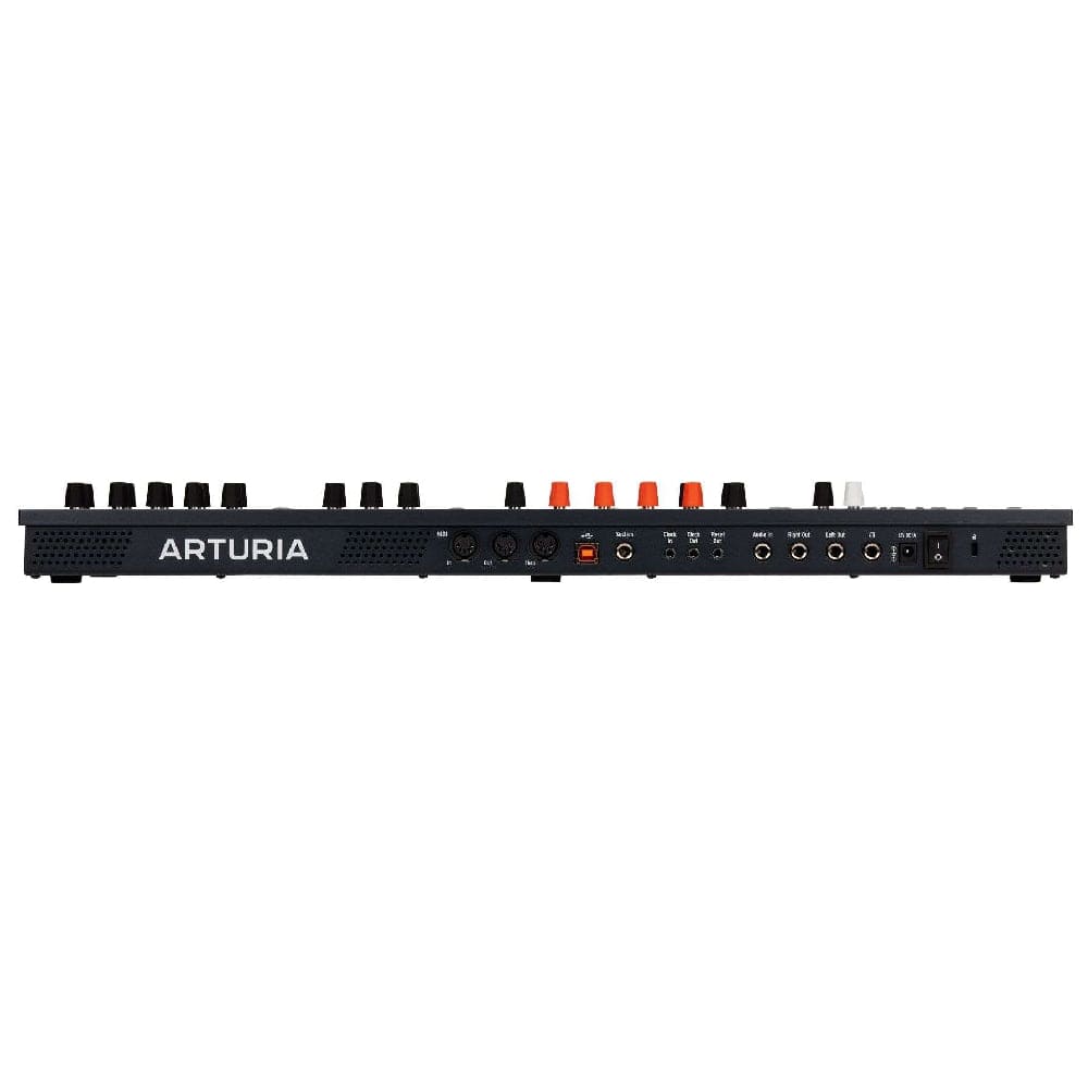 arturia synthesizers black arturia minifreak polyphonic hybrid 37 key keyboard synthesizer